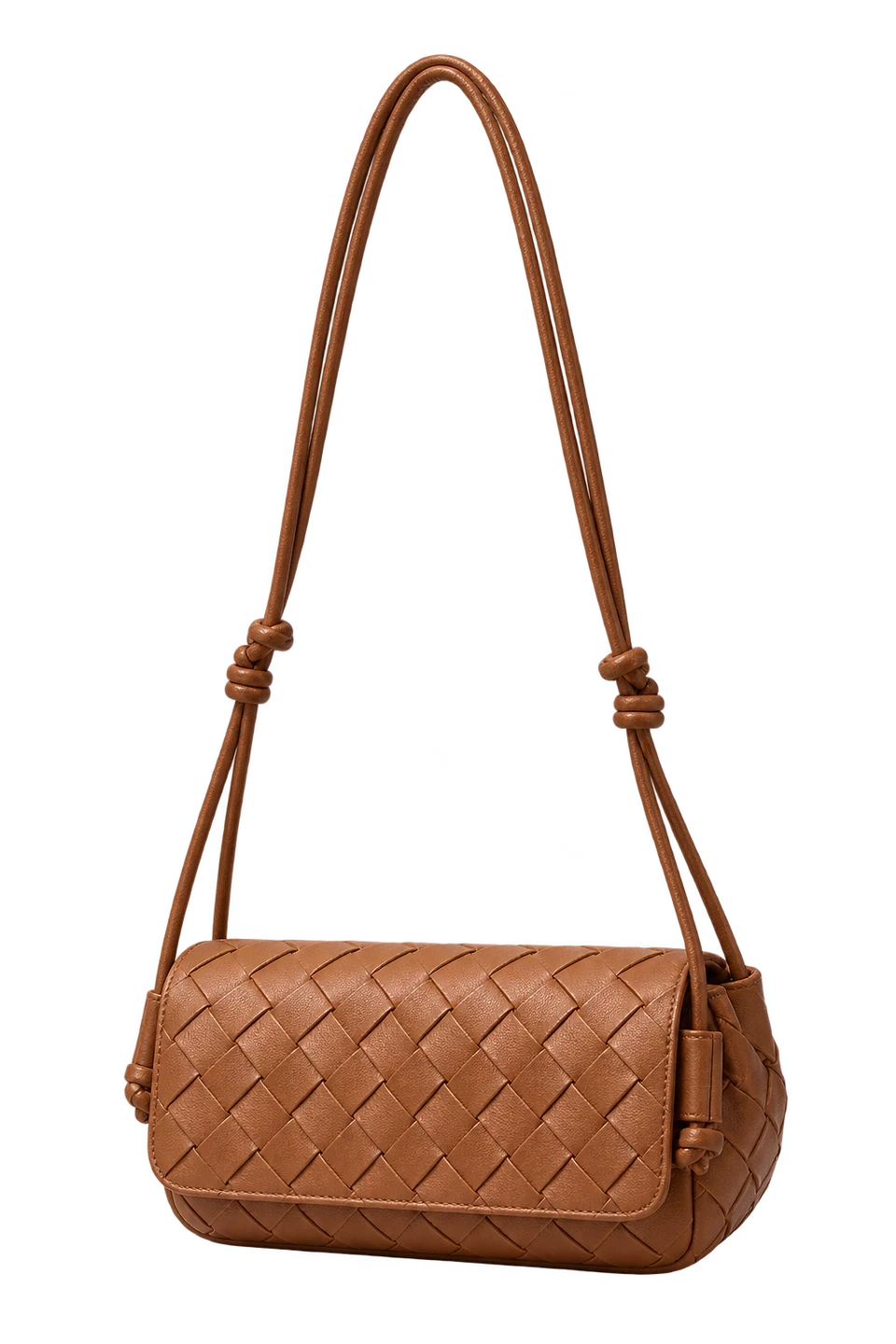 Caramel woven bag, Rome