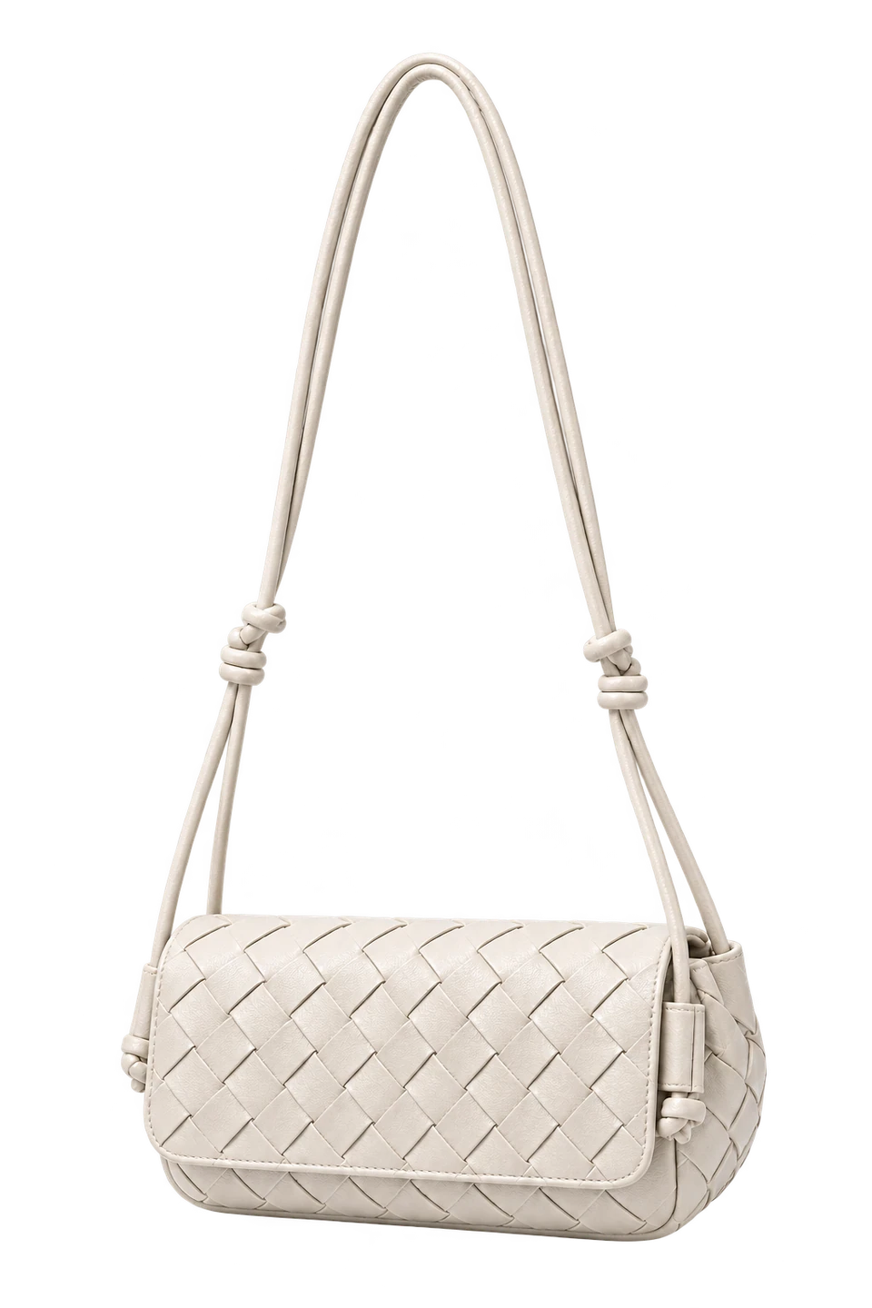 Ivory woven bag, Milan